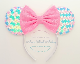 Minnie Mouse Rainbow Ears, Disney Ears For Adults and Kids, Minnie Ears, Disneyland Ear, Mickey Mouse Ears, Mouse Ear, Birthday Mickey Ear