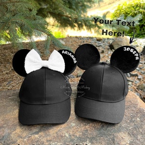 Minnie Mouse Hats, Disney Hats For Adults and Kids, Minnie Ears, Disneyland Ear, Mickey Mouse Ear Hat, Mouse Ear, Mickey Ears, Disney Hats