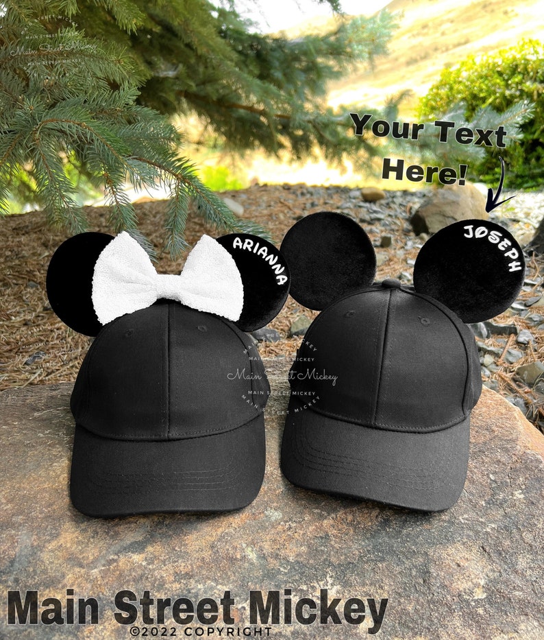 Minnie Mouse Hats Disney Hats for Adults and Kids Minnie Etsy