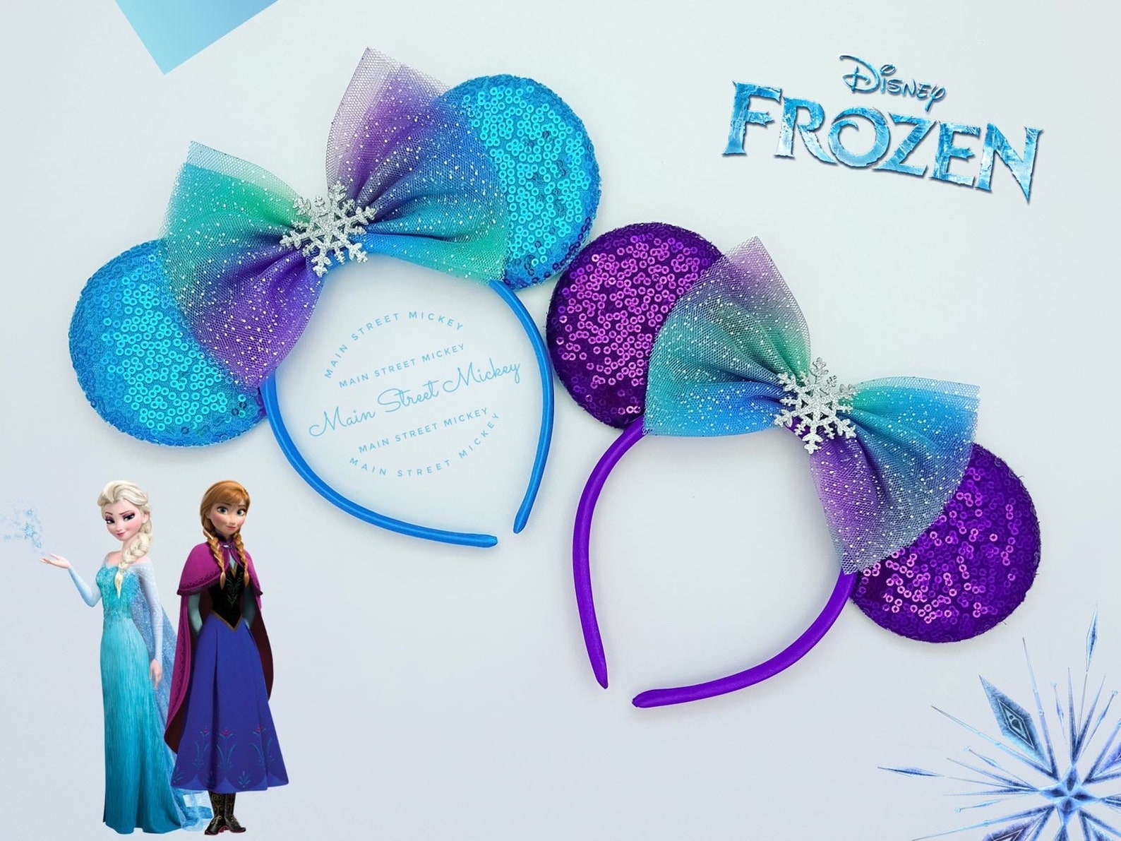 Frozen Princess Elsa Minnie Mouse Ears Disney Ears for Adults Etsy