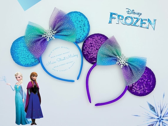 Frozen Princess Elsa Minnie Mouse Ears, Disney Ears for  display picture 1