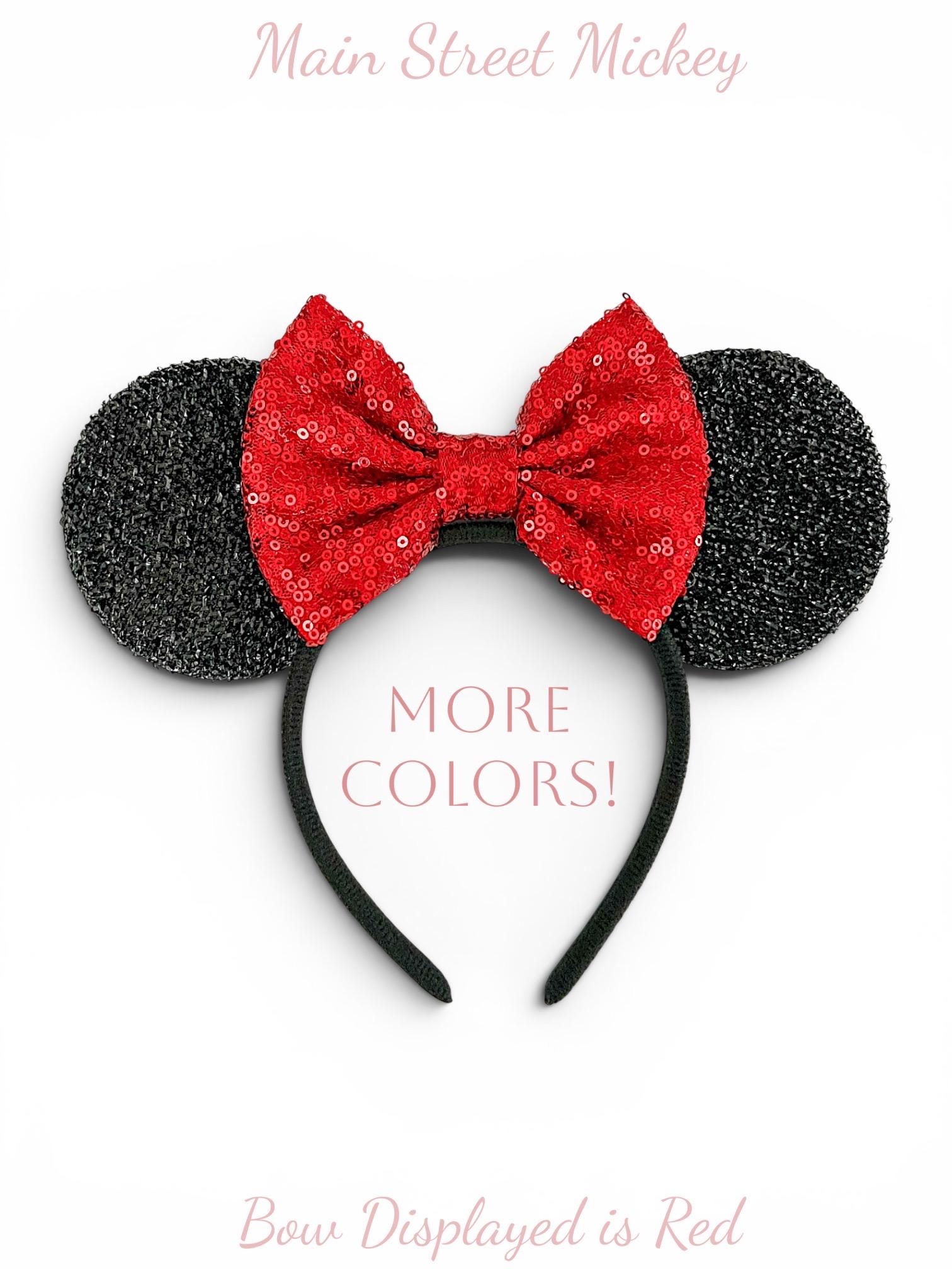 Women Christmas 4 Ghost plastic Anti-Slip Sequin Mickey Mouse Headband 2025 Disney Parks Halloween Ghost Mickey And Minnie Mouse  main image 2