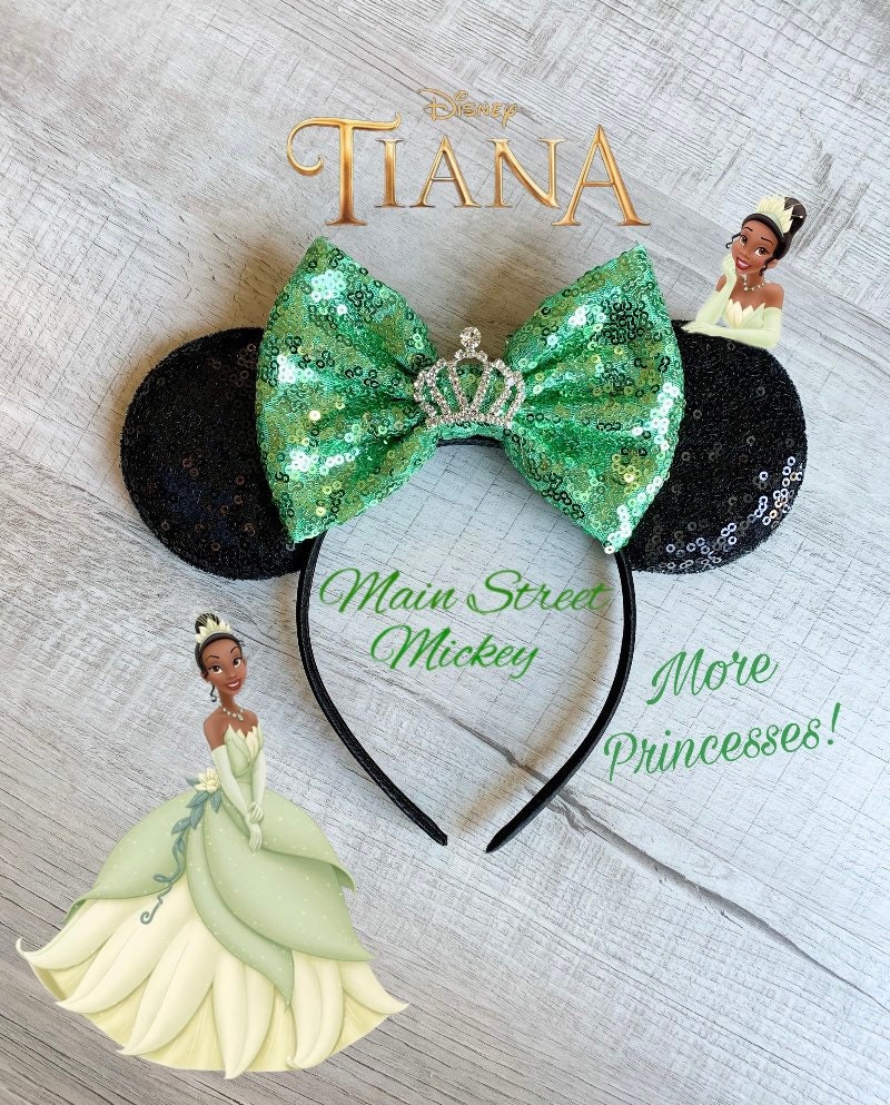 Women Green Tiana Sequin Halloween Mickey Mouse Headband for Cosplay Amazon.com : Viwind Princess Headbands for Women Men  main image 2