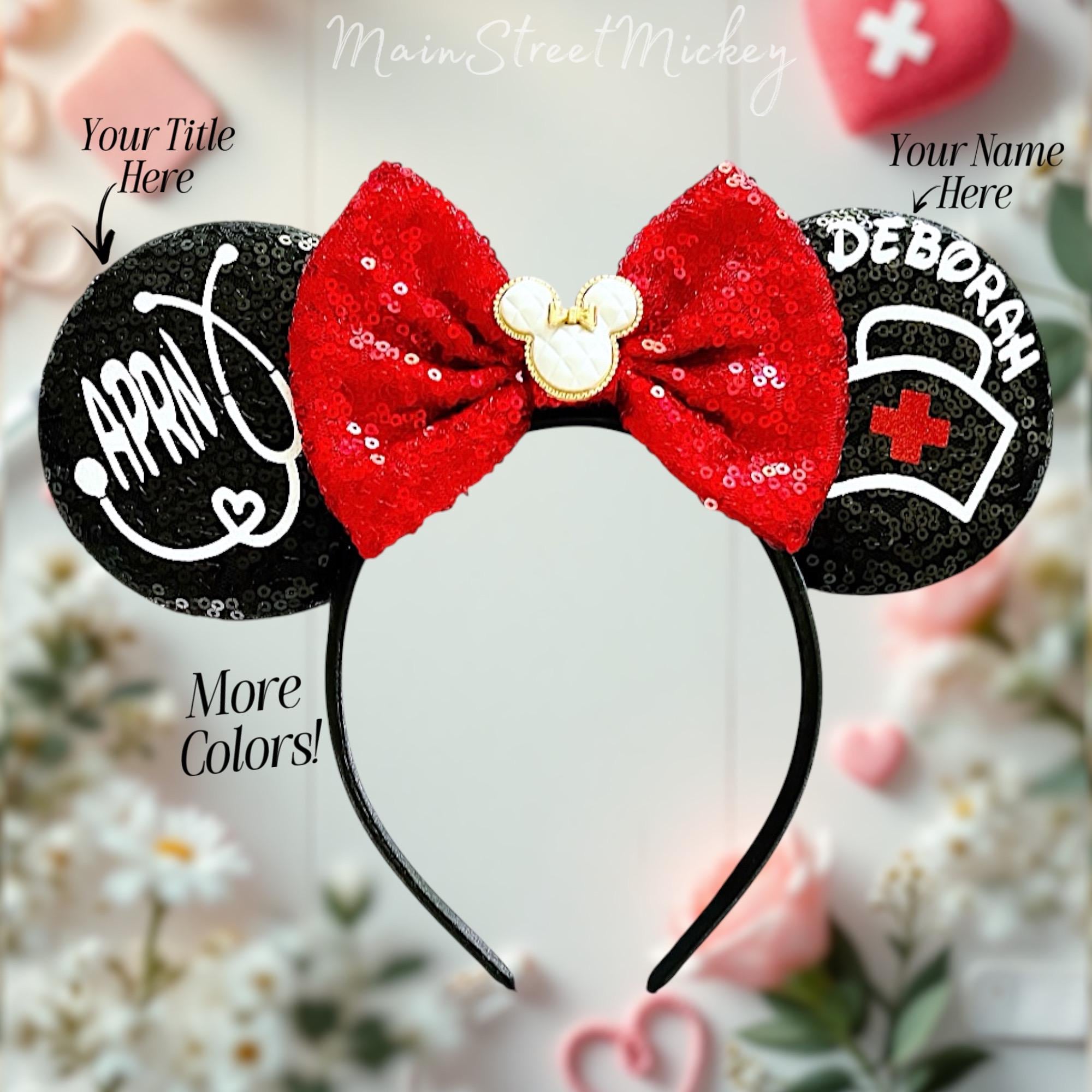 New Disney Minnie Mouse Adaptive Comfort Ears New Color-Changing Loungefly Minnie Ear Headband Swims Into  main image 3