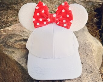 Sombreros de Minnie Mouse, Sombreros de Disney para adultos y niños, Orejas de Minnie, Orejas de Disneyland, Sombrero de orejas de Mickey Mouse, Orejas de ratón, Orejas de Mickey, Sombreros de Disney