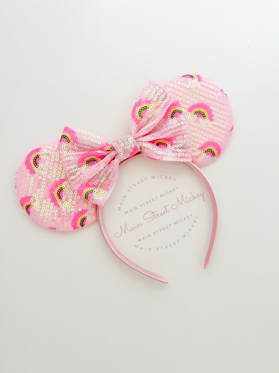 Minnie Mouse Rainbow Ears, Disney Ears for Adults and Kids  display picture 3