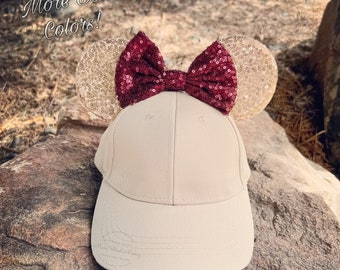 Minnie Mouse Hats, Disney Hats for Adults and Kids, Minnie Ears