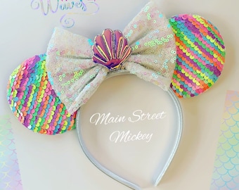 Księżniczka Myszka Uszy Błyszcząca Opaska na Głowę Minnie Mickey Uszy dla Dzieci i Dorosłych