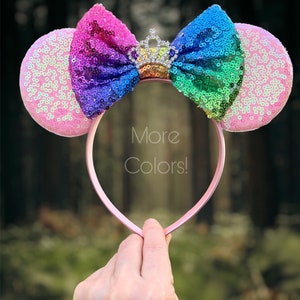 Minnie Mouse Ears, Disney Ears For Adults and Kids, Princess Minnie Mouse Ears, Minnie Ears, Disneyland Ear, Mickey Birthday Ears, Mouse Ear