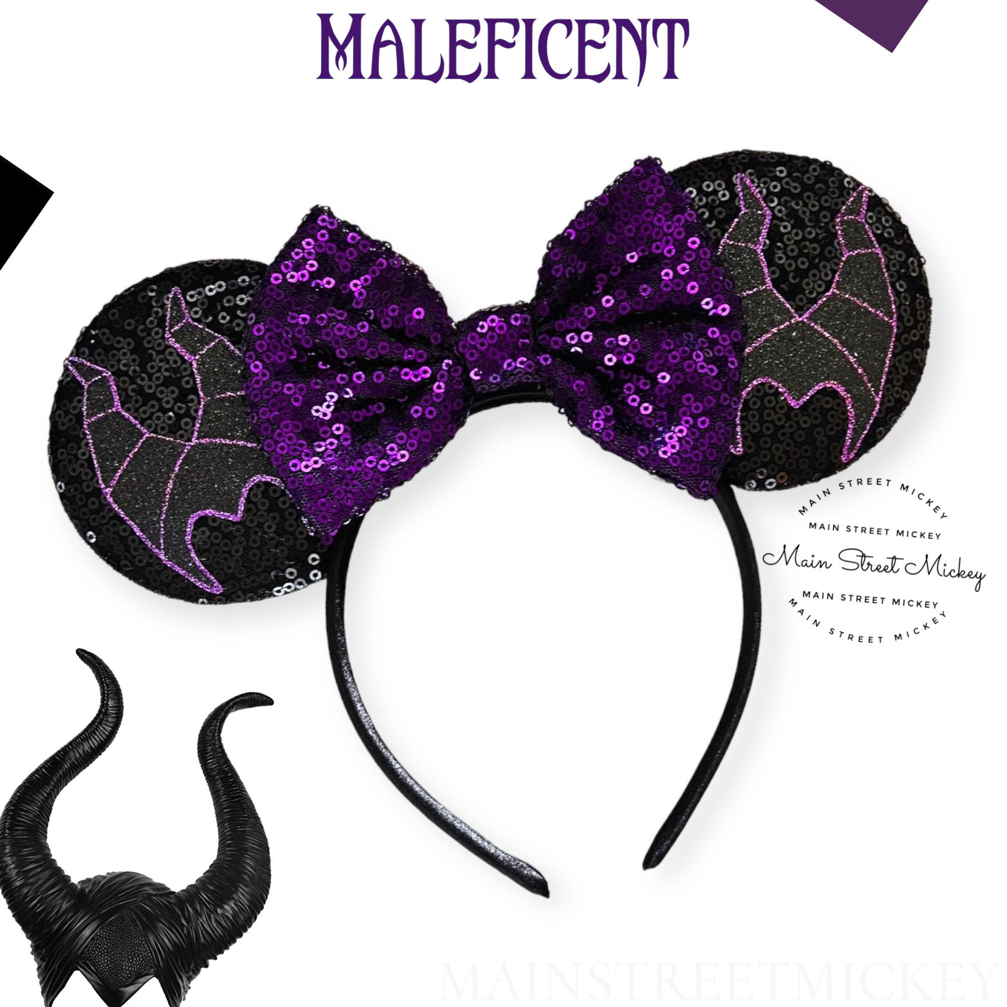 Minnie Mouse Maleficent Ear, Villain Mouse Ear, Mickey Ear  display picture 1
