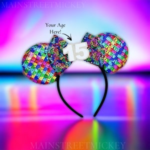 Minnie Mouse Name Ears, Disney Ears For Adults and Kids, Minnie Ears, Disneyland Ear, Mickey Mouse Ears, Mouse Ear, Birthday Mickey Ear