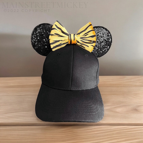 Disney Mickey Ear Hat Leopard Print with bow Cheetah Minnie Ears, Cheetah Mickey Ears, Minnie Ears  main image 4