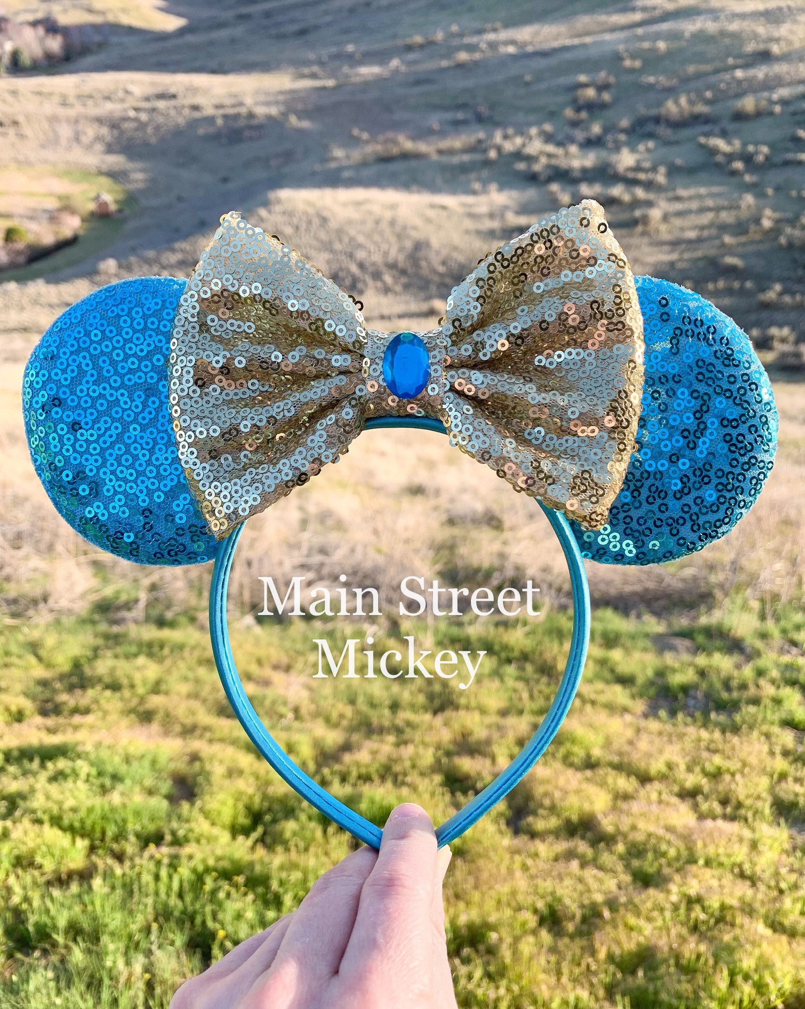 Princess Mouse Ears Sequin Minnie Mickey Headband Ears for 