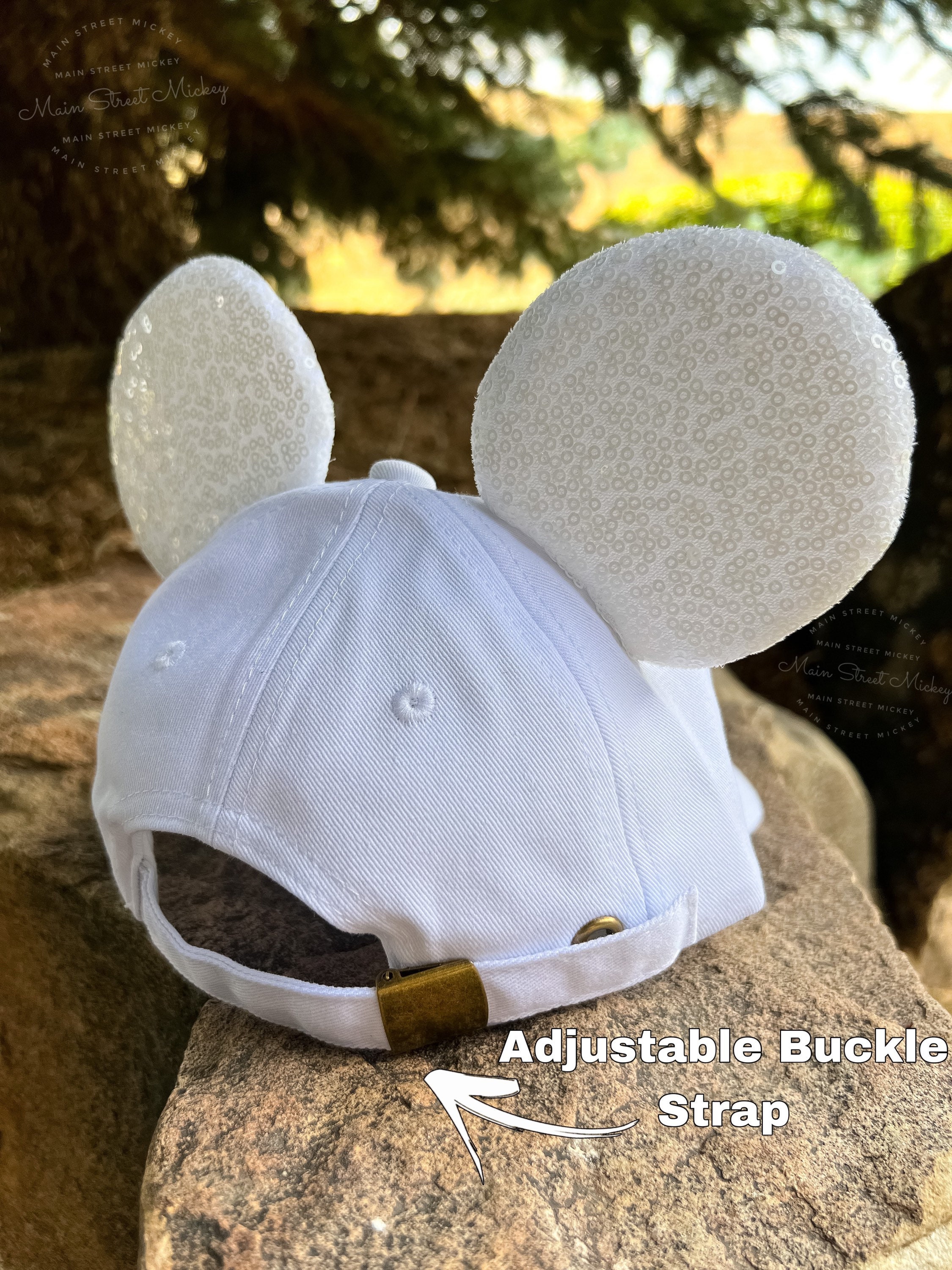 NWT Disney Disneyland Mickey Mouse Ears White and Black Hat Amazon.com: Walt Disney World Mickey Mouse Ears Hat Classic  main image 2