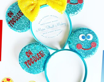 Minnie Mouse Toodles Ears, Disney Clubhouse Mickey Ear, Oh Toodles Ear, Disneyland Ear, Character Disney Junior Minnie Ears, Mouse Ears