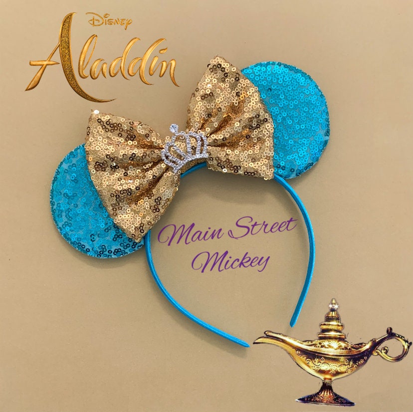 Jasmine Minnie Mouse Ears, Disney Ears for Adults and Kids  display picture 2