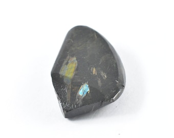 10.76g Nuummite Freeform, RARE FLASH Authentic Greenland Nuummite Polished