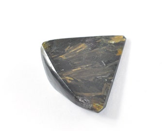 6.43g Nuummite Freeform, RARE FLASH Authentic Greenland Nuummite Polished