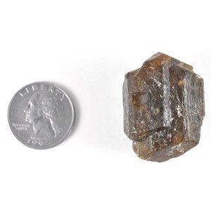 Raw Dravite Tourmaline Crystal, Raw Brown Tourmaline Specimen 39.53g