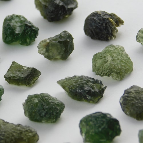 Moldavite Lot Genuine Raw Moldavite Czech Moldavite Etsy