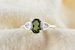 Moldavite Ring, Sterling Silver Genuine Moldavite Ring, Moldavite from Czech Republic, Moldavite Tektite, Gift for her 