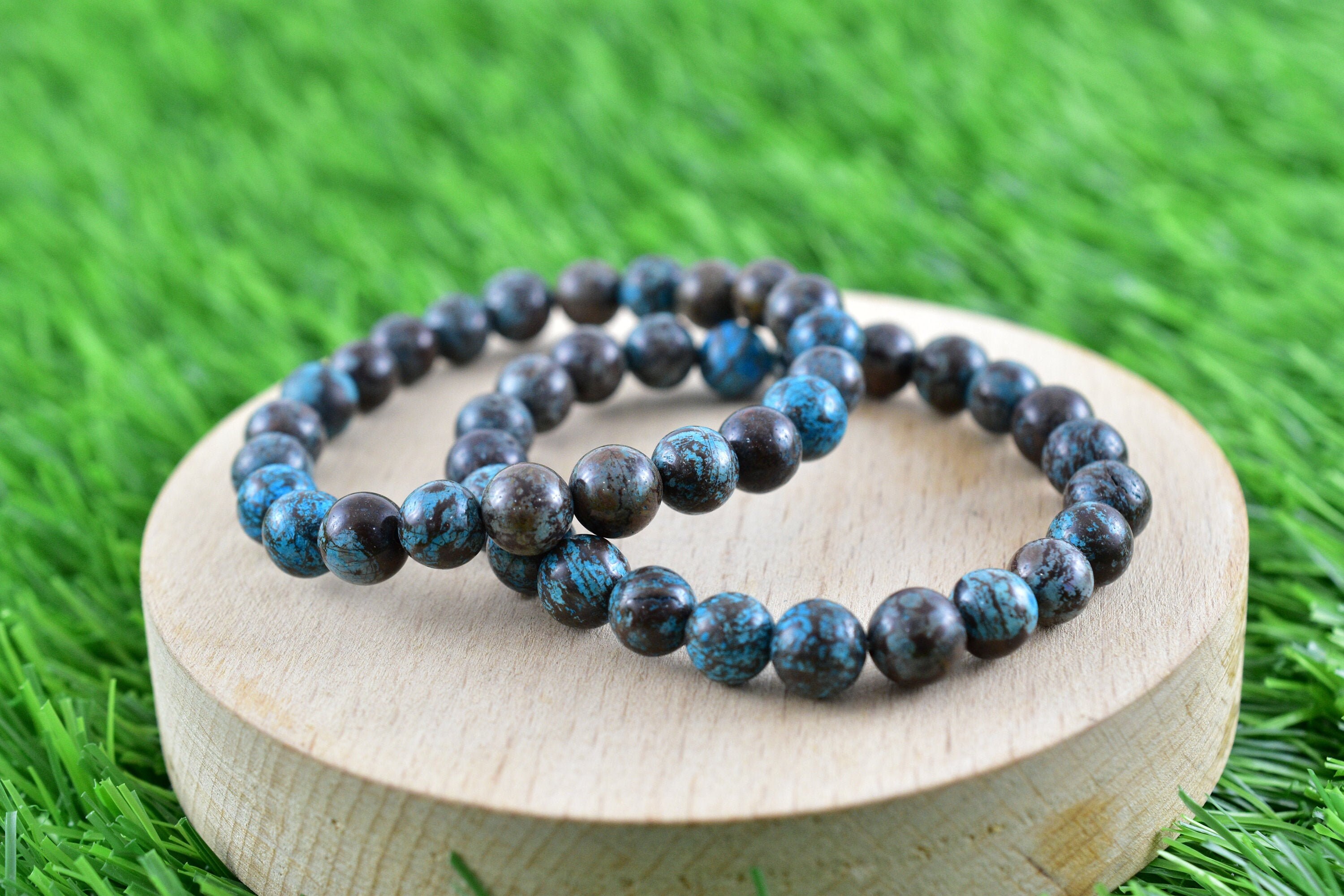 CHRYSOCOLLA BEADS BRACELET – THE SHOP YOHJI YAMAMOTO