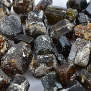 Raw Dravite Tourmaline Crystal, Raw Brown Tourmaline Stone, Brown Tourmaline Crystal, Grounding crystal