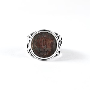Silver Coin Ring | 9 US Ring, Vintage Coin Ring for Men | Unique Gift Made from Real Coin | Personalized Ring | Bold Ring | Gift for friends