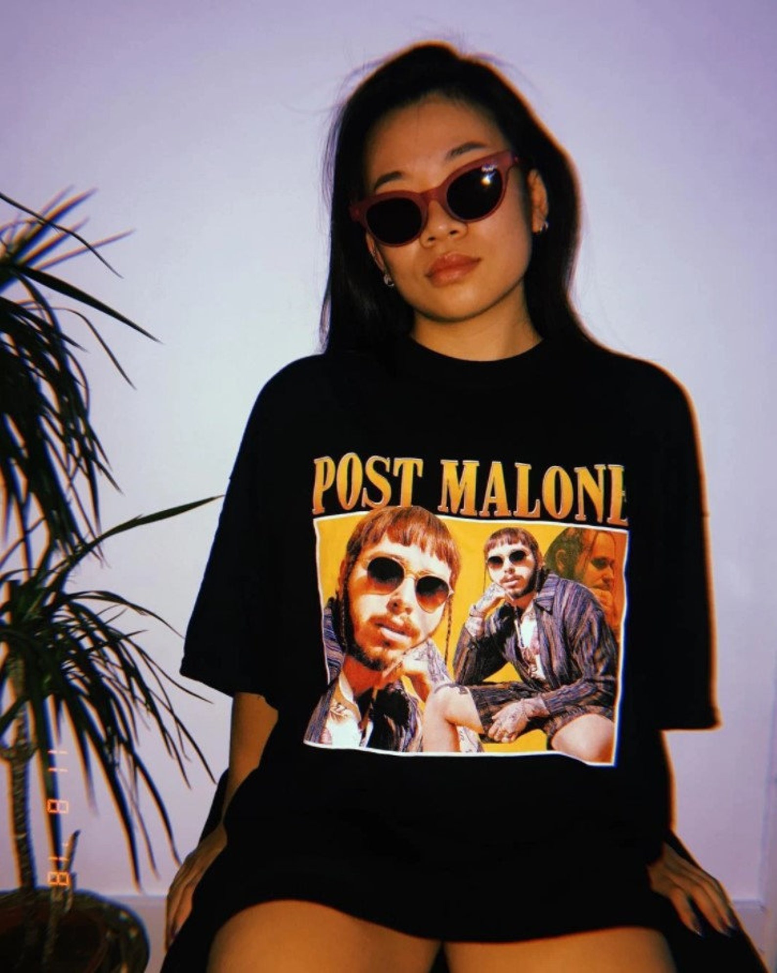 Post Malone TShirt Rapper t shirt Post Malone Shirt Posty Etsy
