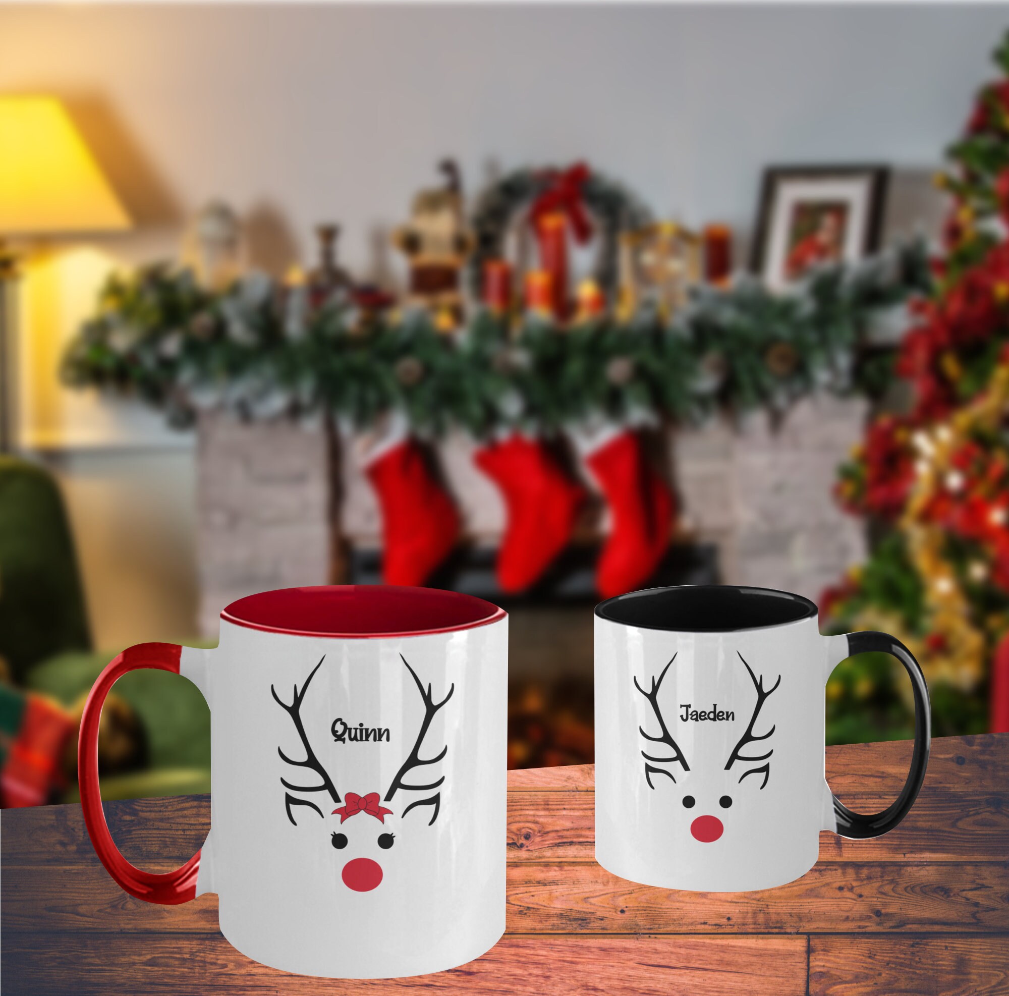 Tasses de Noel personnalisées Etsy