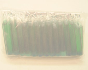 Package of 40 green 12mm bubble light tubes N.O.S.