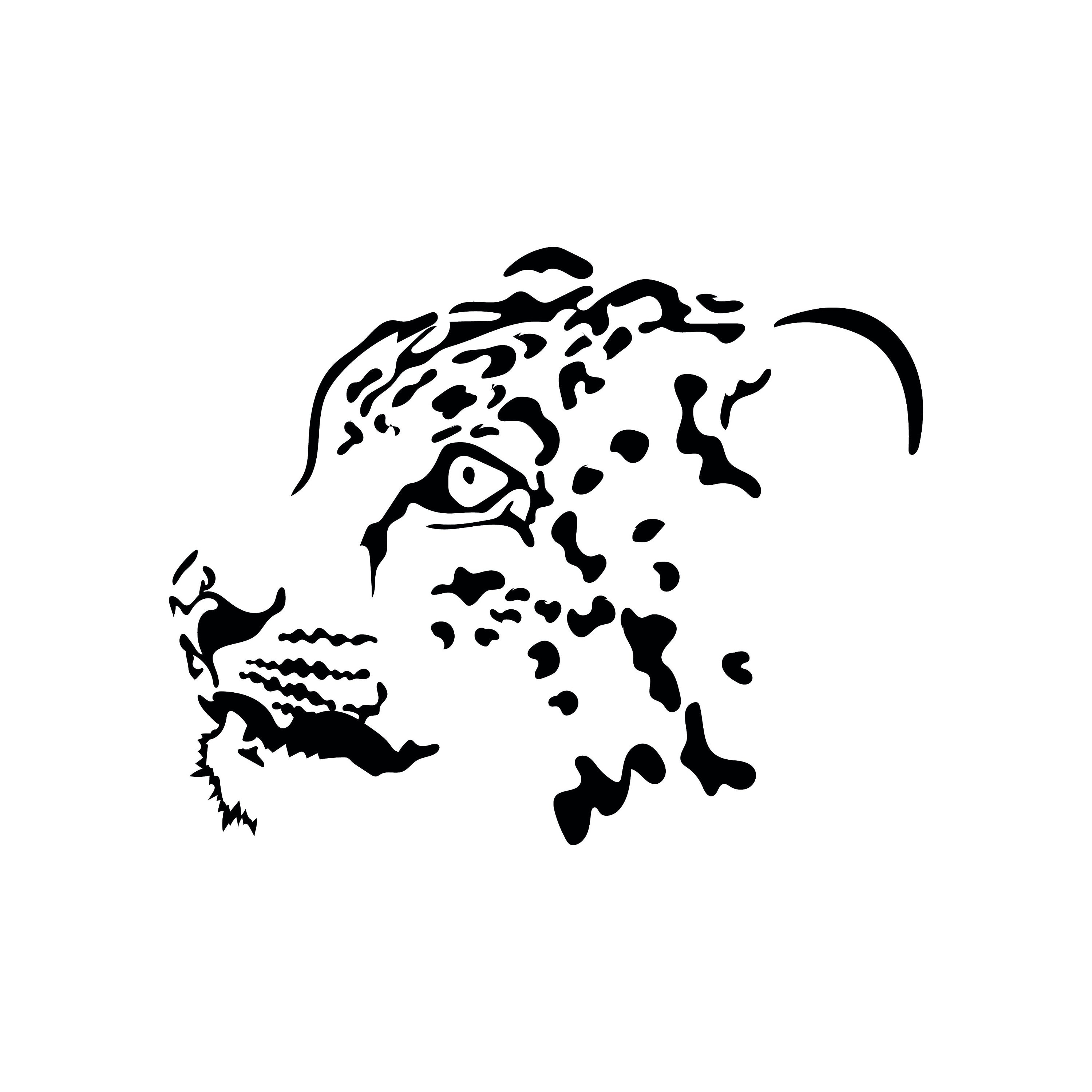 Leopard Svg Animal Svg Files For Cricut Wild Dxf Cut File Etsy