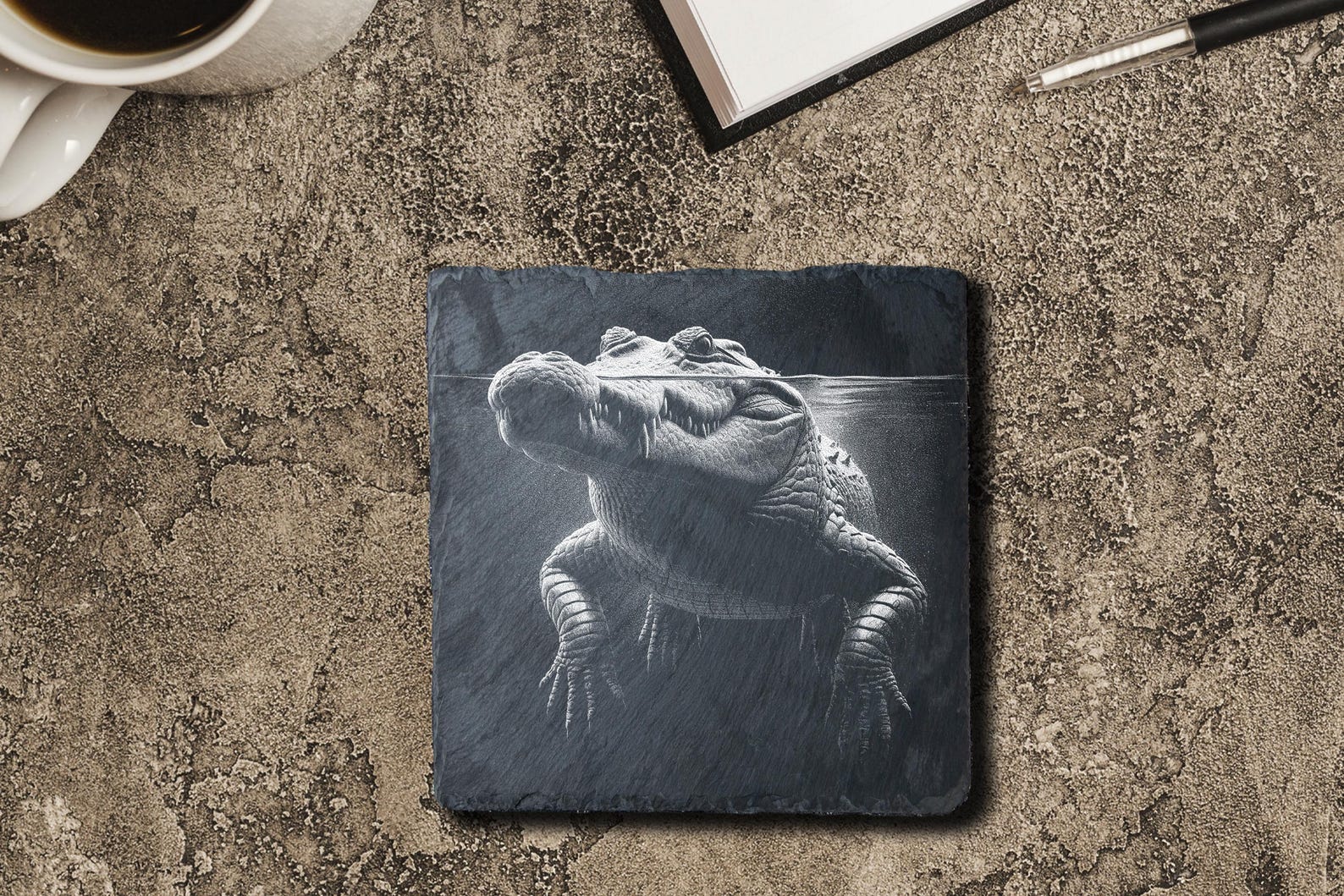 Laser Croc Crocodile PNG Laser Engraving Files - Set of 4 | DIY Wildlife Art for ...
