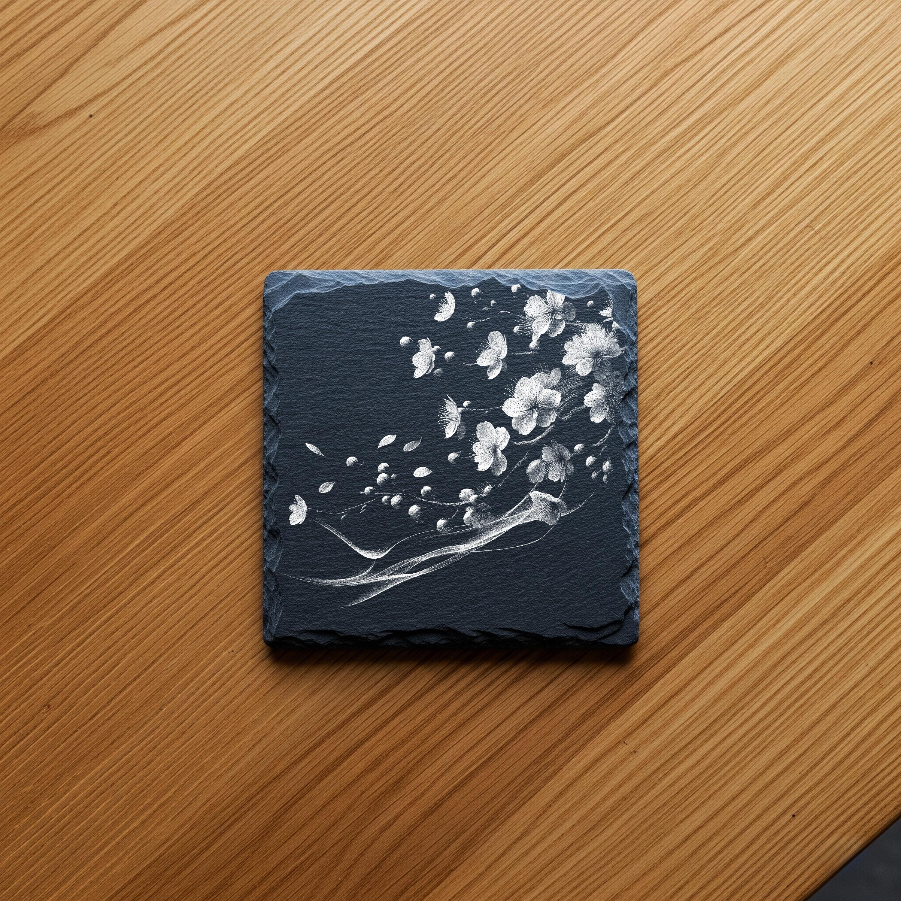 Sakura Flow – Japanese Cherry Blossom Branch PNG | Bundle of 4