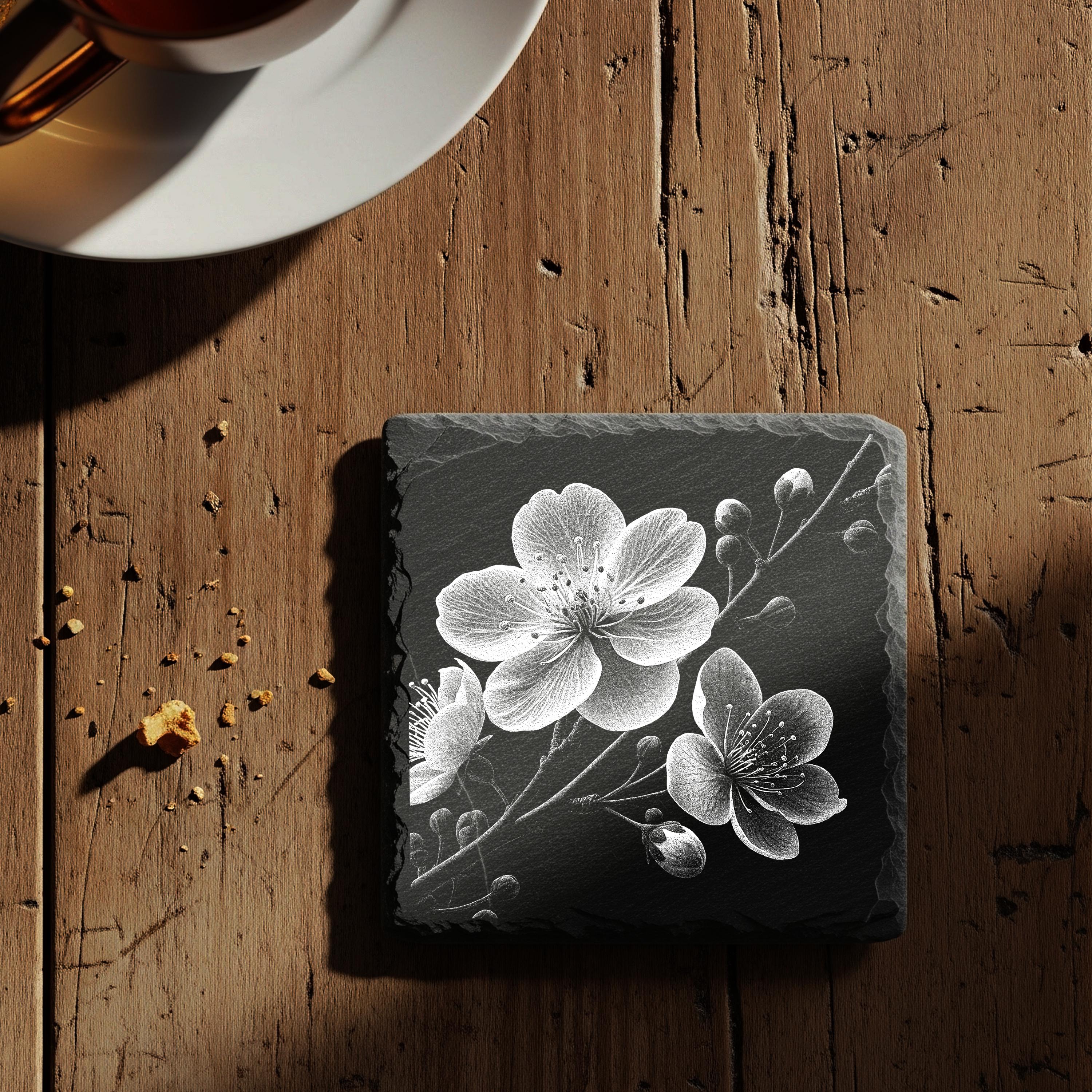Sakura Flow – Japanese Cherry Blossom Branch PNG | Bundle of 4