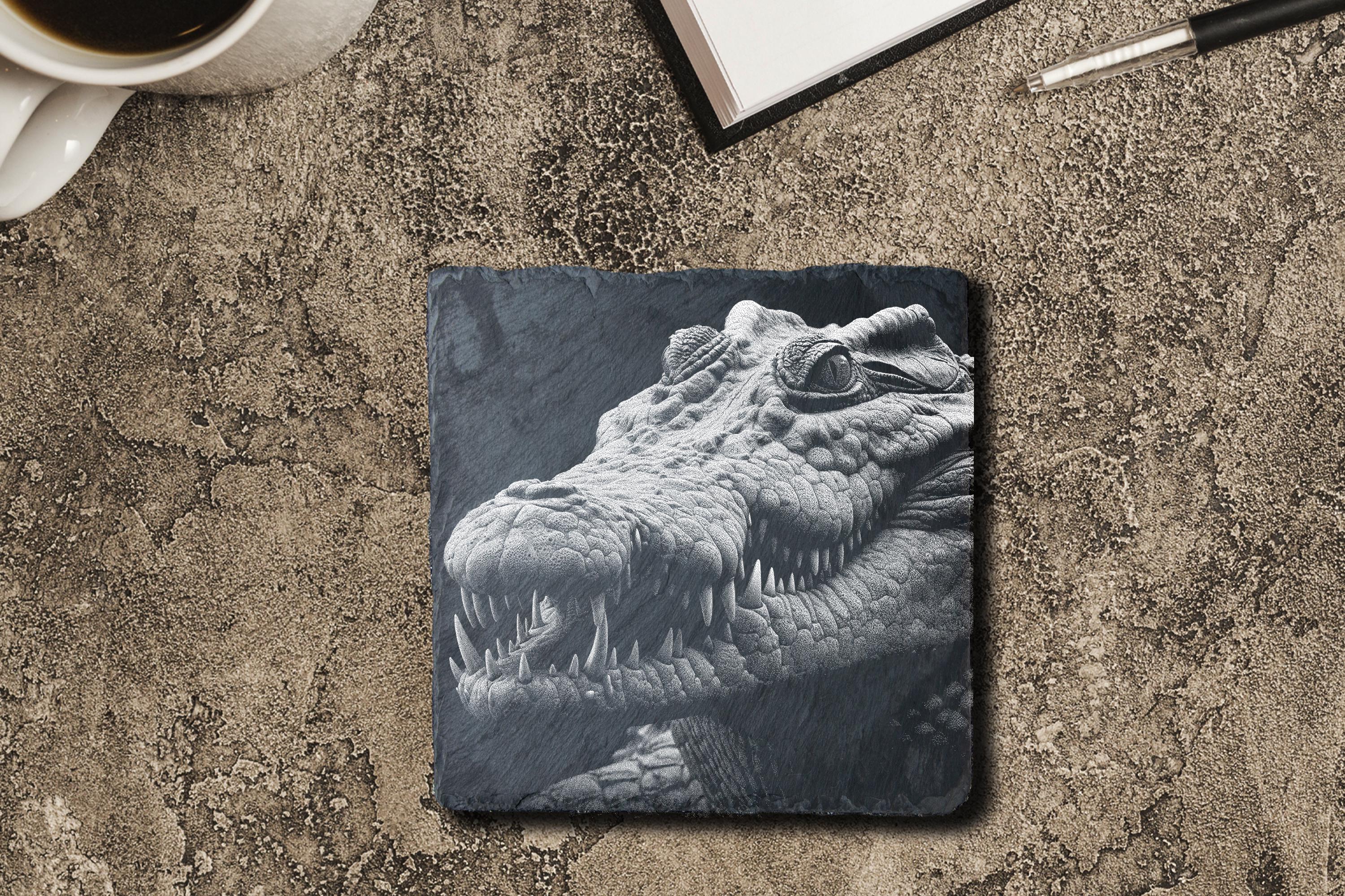 Laser Croc Crocodile PNG Laser Engraving Files - Set of 4 | DIY Wildlife Art for ...