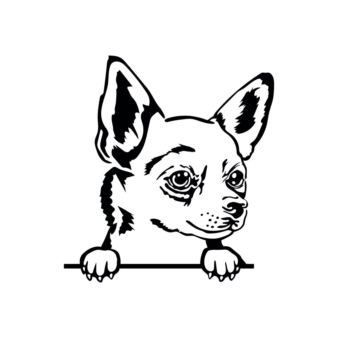Chihuahua Svg Cute Svg Files for Cricut Dog Dxf Cut File - Etsy UK