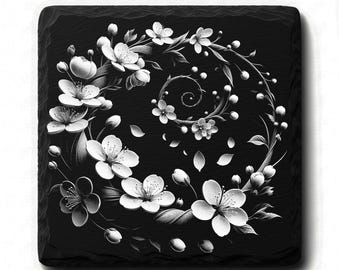 Sakura Flow – Japanese Cherry Blossom Branch PNG | Bundle of 4
