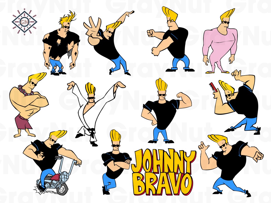 Johnny Bravo Characters Cartoon Network Clasics Johnny Bravo Etsy Johnny Bravo Characters Cartoon Network Clasics Johnny Bravo Etsy