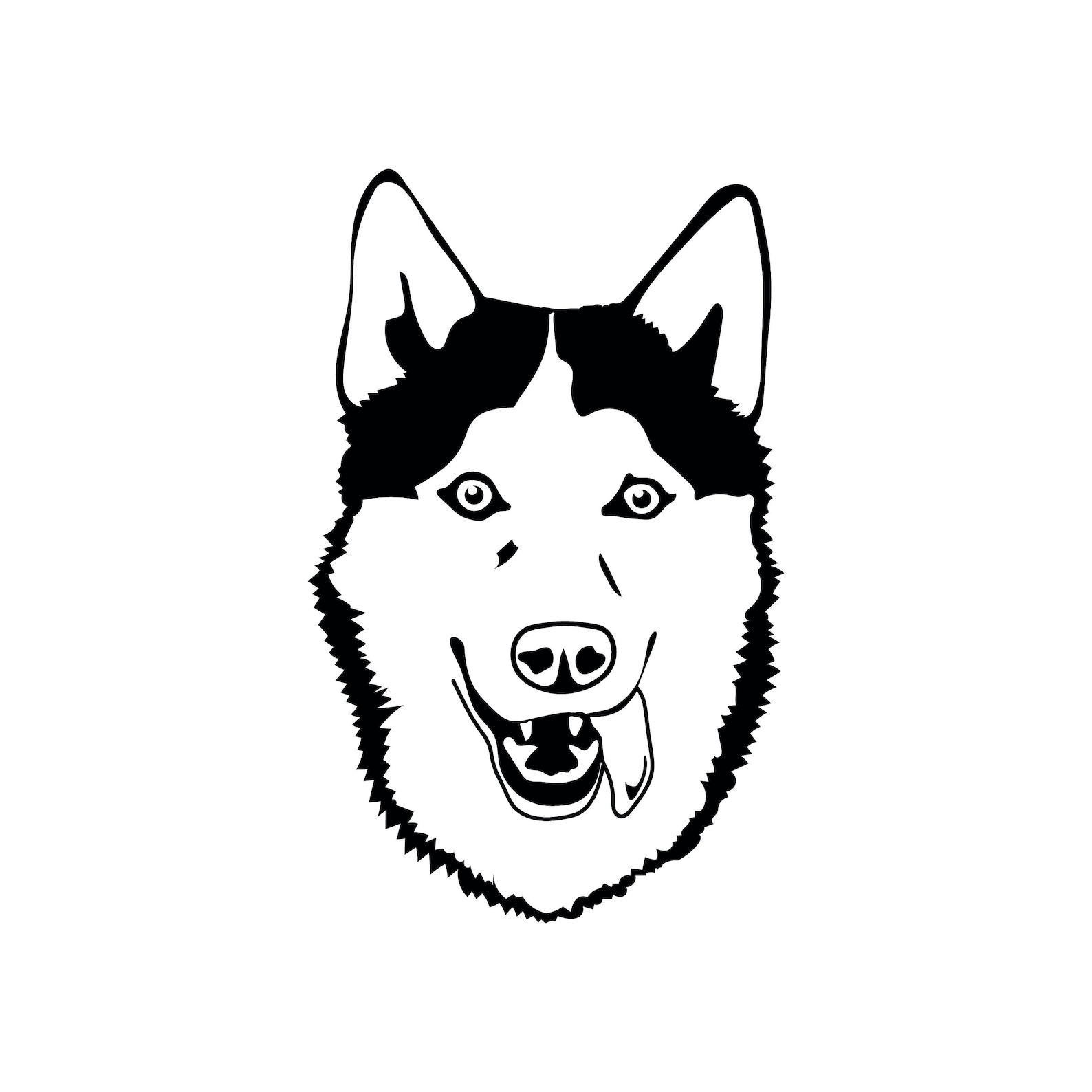 Siberian Husky Svg Dog Svg Files for Cricut Animal Dxf Cut - Etsy UK