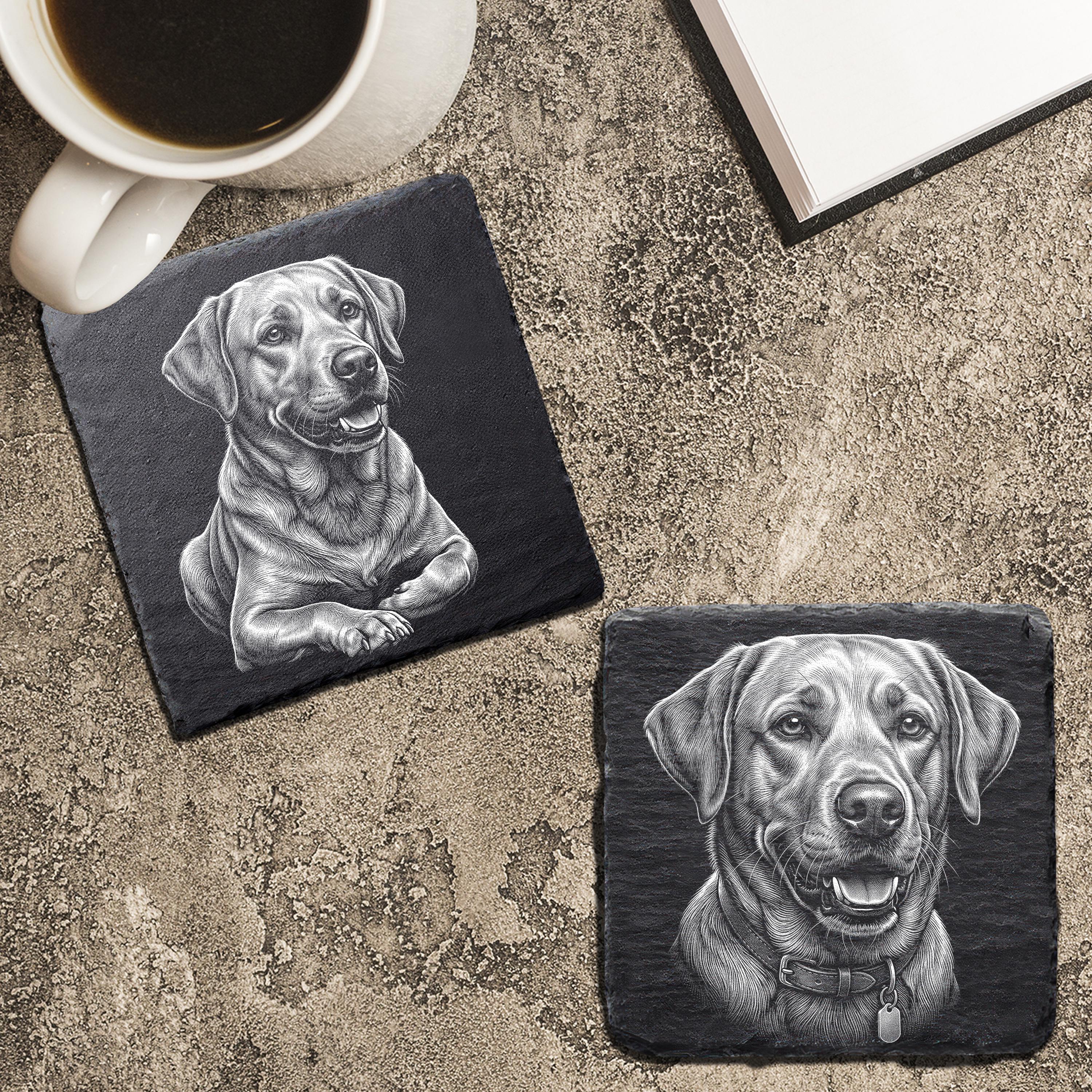 Labrador Retriever Laser Engraving PNG Bundle | 4 Dog Breed Designs for ...