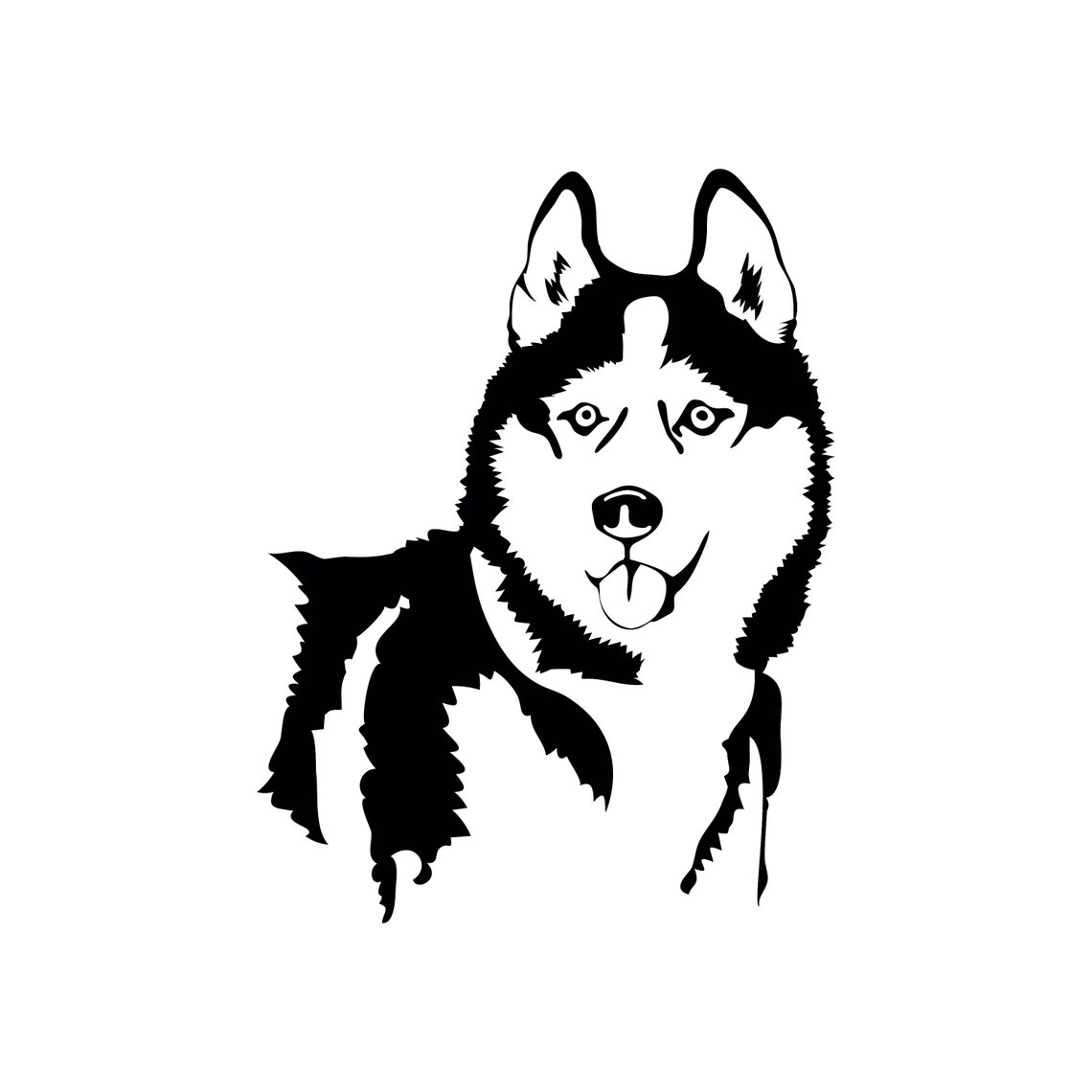 Siberian Husky Svg Dog Svg Files For Cricut Animal Dxf Cut - Etsy España