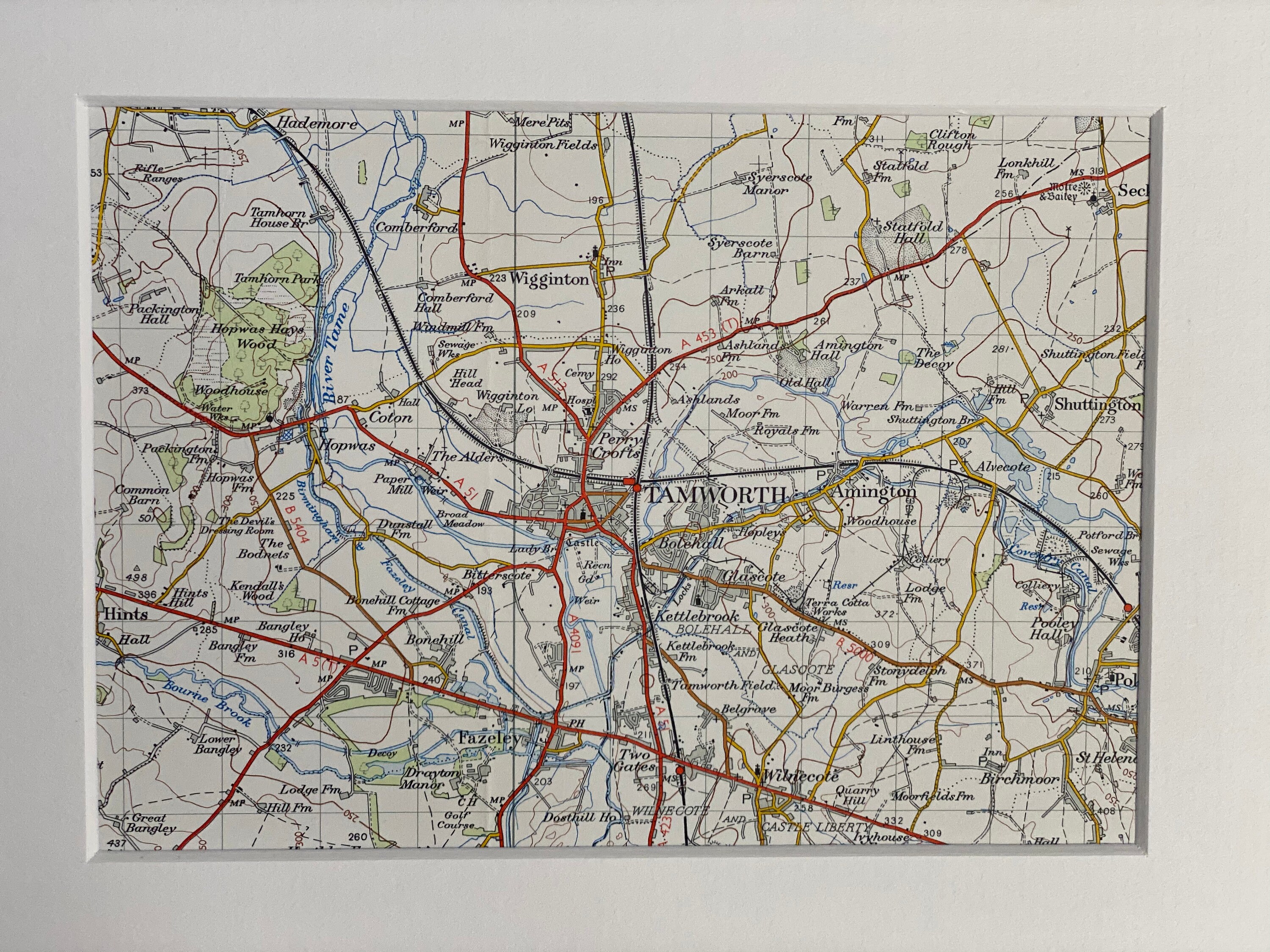 Tamworth Wilnecote Fazeley and Surrounding Area Original Etsy