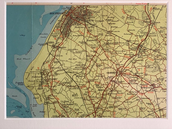 Map Of Ormskirk And Surrounding Areas Ormskirk Southport Formby Point And Surrounding Area | Etsy Map Of Ormskirk And Surrounding Areas Ormskirk Southport Formby Point And Surrounding Area | Etsy