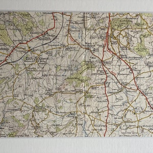 Oreop, Kilpeck, Didley and Surrounding Area Original 1952 Ordnance Survey Mounted Map