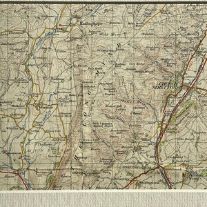 Os Map Church Stretton Church Stretton The Long Mynd Acton Scott And Surrounding | Etsy