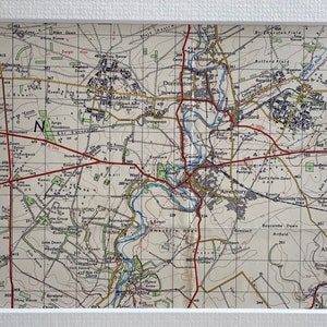 Mapa original montado de Ordnance Survey de 1963 de Durrington, Amesbury, Bulford y alrededores
