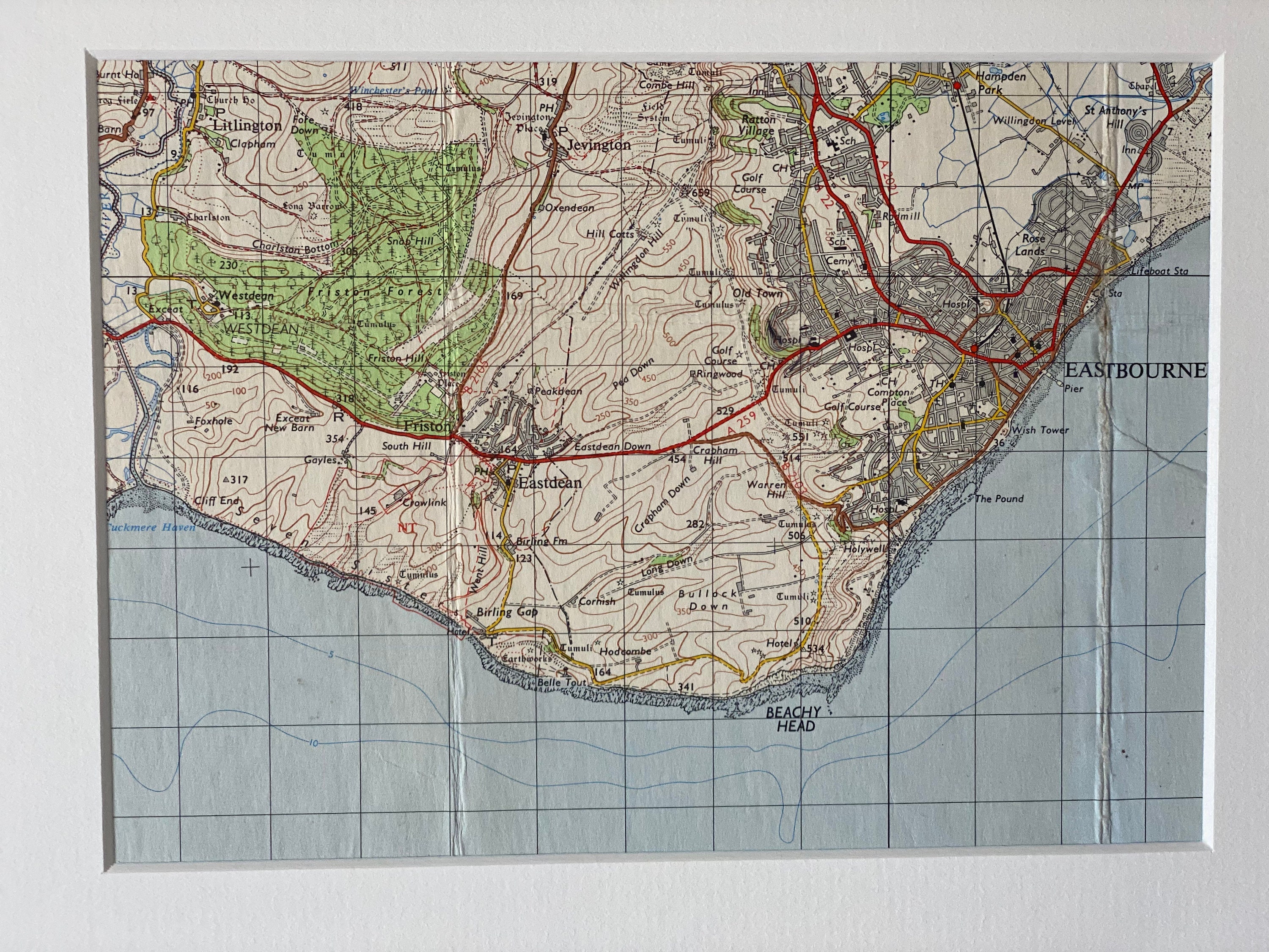 Eastbourne Beachy Head Eastdean and Surrounding Area Etsy