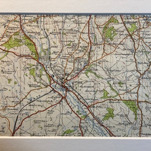 Mapa original de Ordnance Survey de 1947 de Stone, Hilderstone, Walton y alrededores