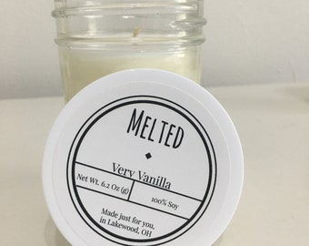 Very Vanilla 8oz. Soy Candle